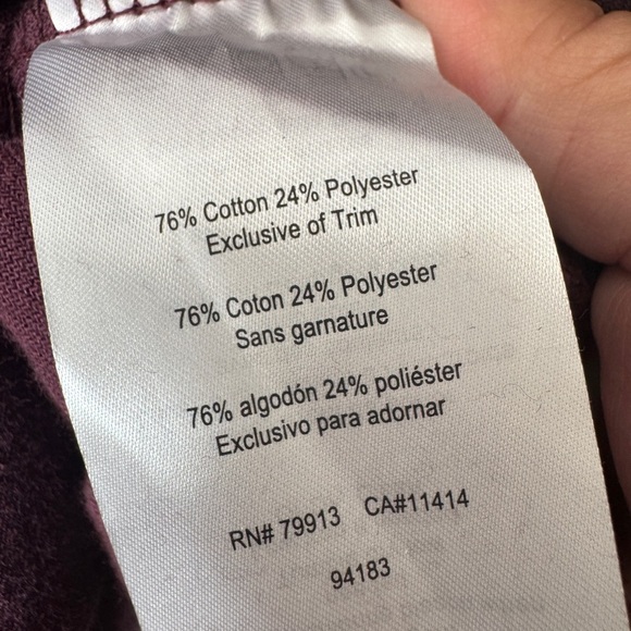 Jessica Simpson Hooded Maternity Dress Burgundy - Picture 12 of 13